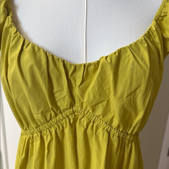 Ellison Chartreuse Yellow Tiered Maxi Dress - Picture 5 of 5
